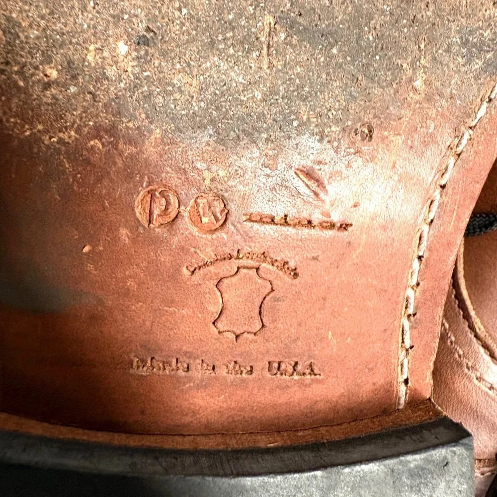 P.W.‎ Minor Men's Brown Leather Ankle Boot in Size 8